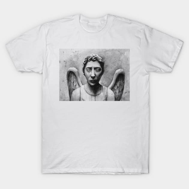 Don't Blink! T-Shirt by Olechka